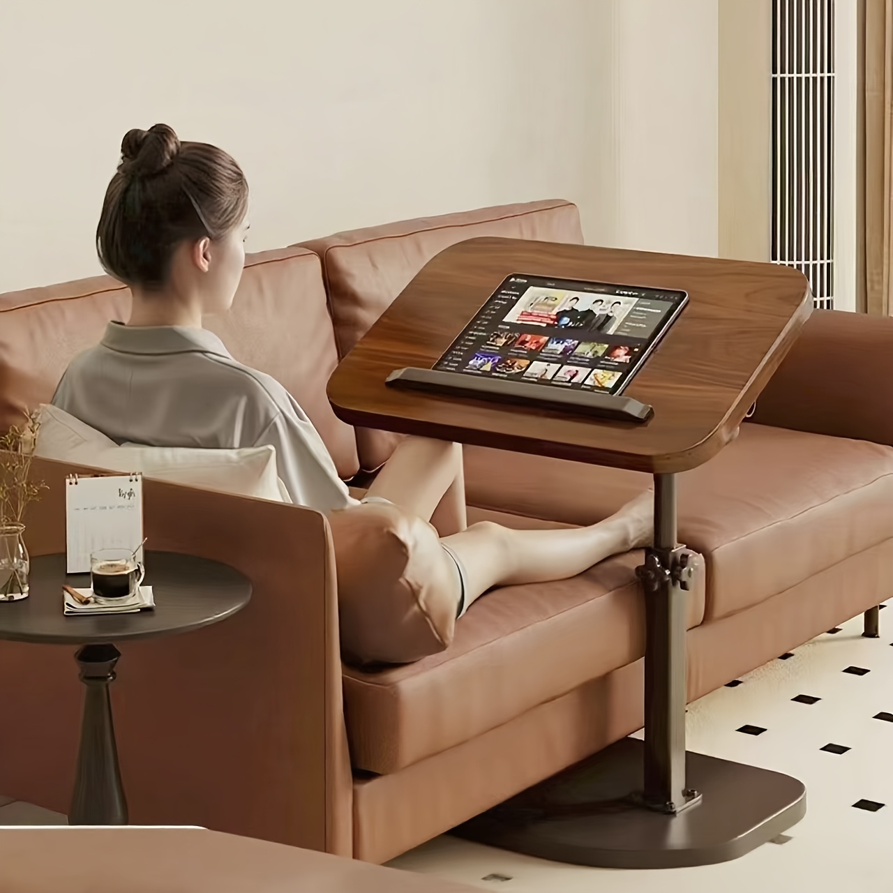 Black Walnut Swivel Laptop Des - Laptops recension och pris