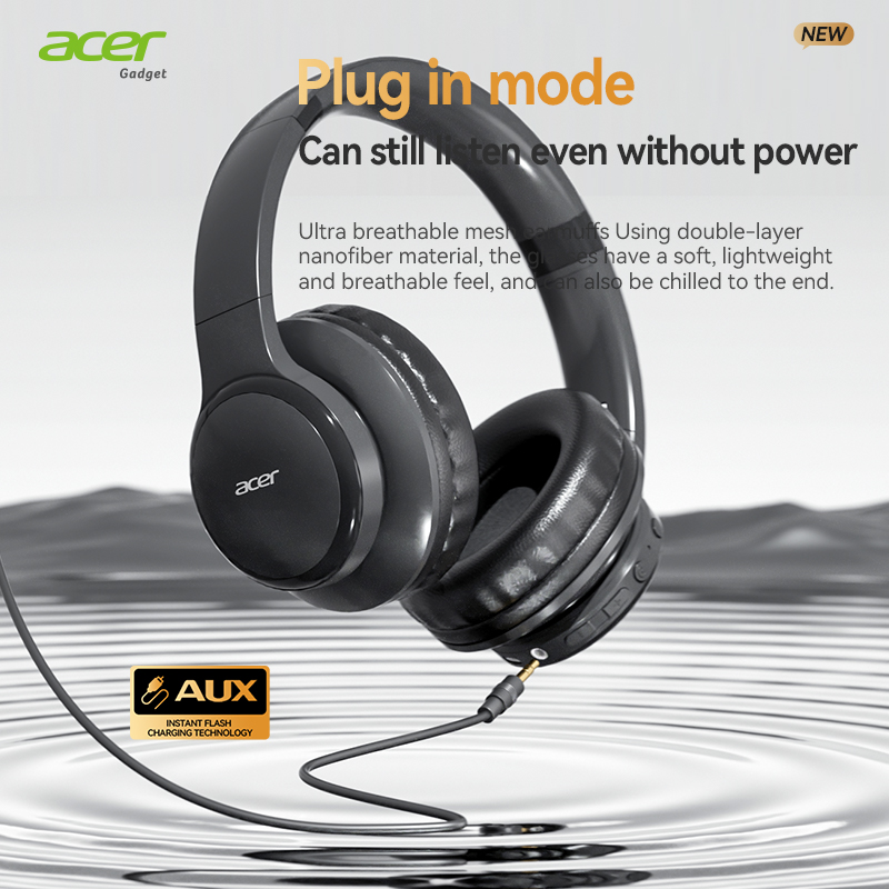 Acer Ohr559 Wireless Bluetooth - Anc Wireless Over Ear Headphones recension och pris
