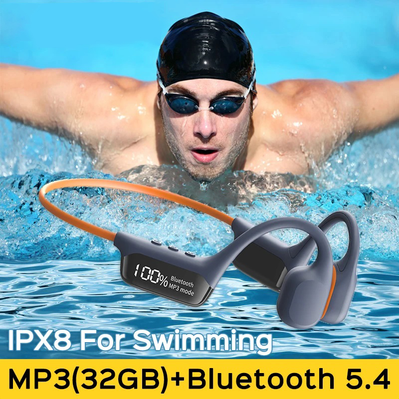 LonMao S10 Wireless IPX8 Swimm - Bone Conduction Running Headphones recension och pris