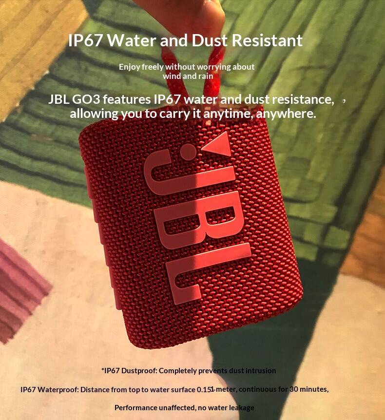 Ferry Camp Box JBL GO3 Bluetoo - Portable Bluetooth Speaker Waterproof Ipx7 recension och pris