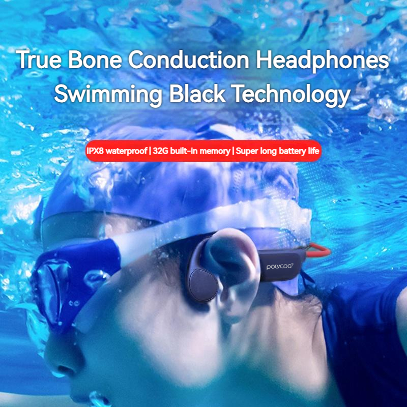 POLVCDG Bone Conduction Headse - Bone Conduction Running Headphones recension och pris
