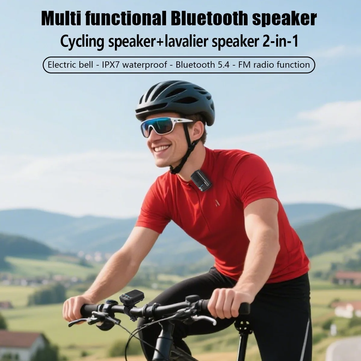 Mini Bike Wireless Speaker Blu - Portable Bluetooth Speaker Waterproof Ipx7 recension och pris