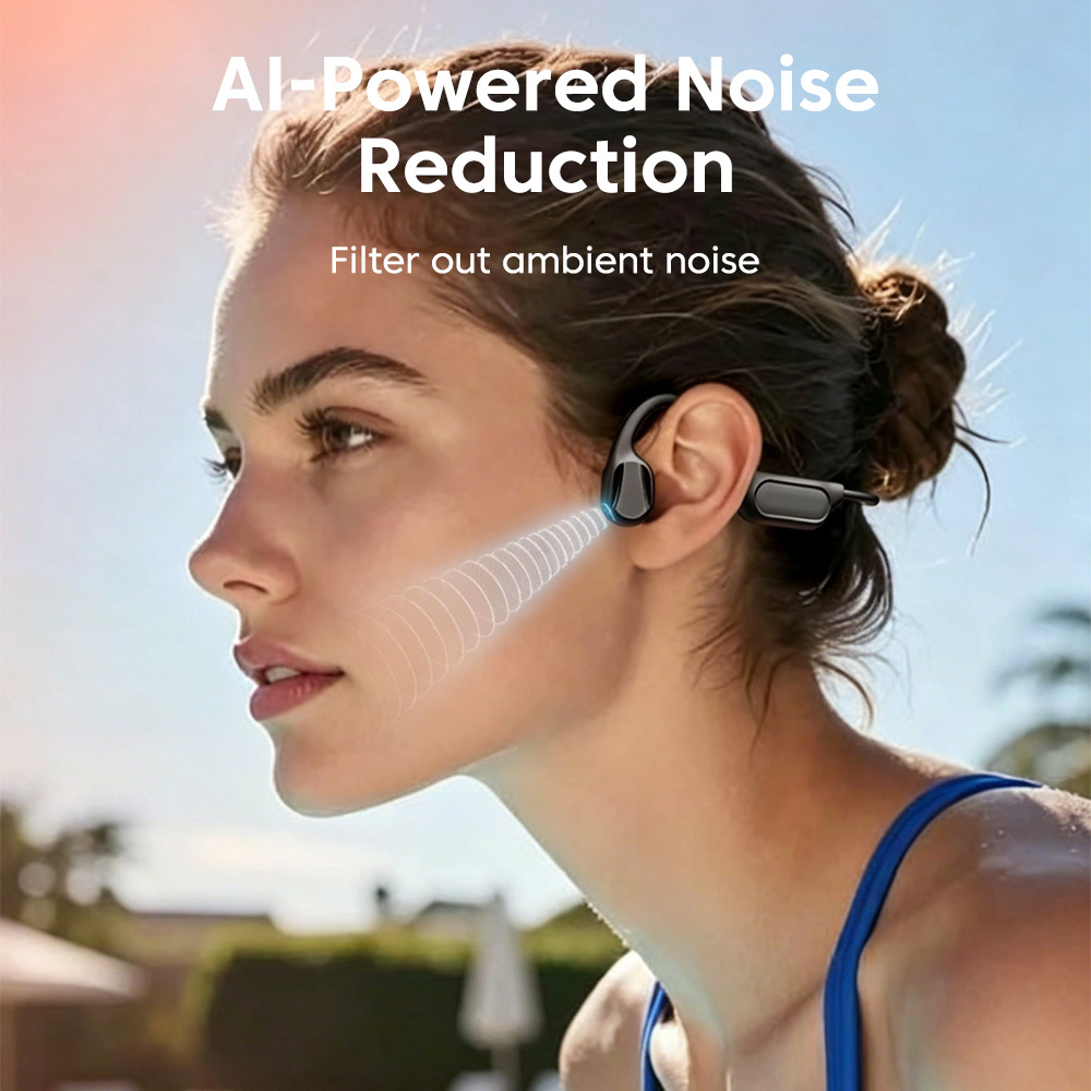 Bone-Conduction Sports Headpho - Anc Wireless Over Ear Headphones recension och pris